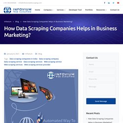 How Data Scraping Companies Helps in Business Marketing - Infovium