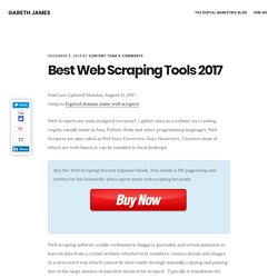 A Guide to Web Scraping Tools - Gareth James