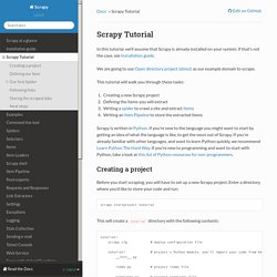 Scrapy Tutorial — Scrapy 1.0.3 documentation