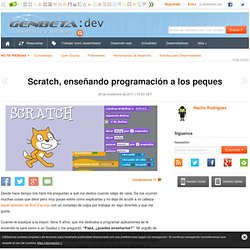 Scratch, enseñando programación a los peques