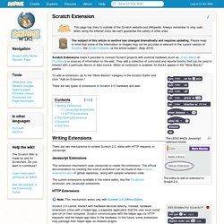 Scratch Extension - Scratch Wiki