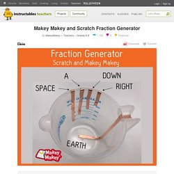 Makey Makey and Scratch Fraction Generator: 4 Steps