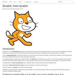 Scratch, from scratch — documentation Scratch 0