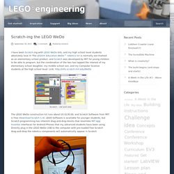 Scratch-ing the LEGO WeDo