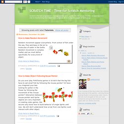 SCRATCH TIME - Time for Scratch Mentoring: Tutorials