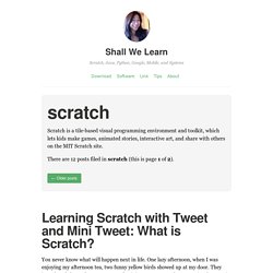 scratch – Shall We Learn