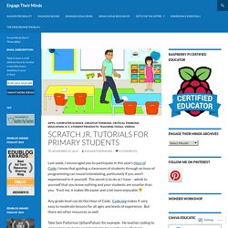 Scratch Jr. Tutorials for Primary Students