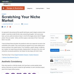 Scratching Your Niche Market