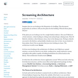 Screaming Architecture