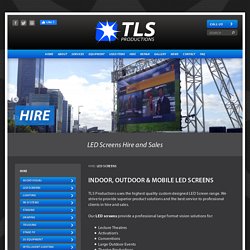 LED Screens Hire and Sales