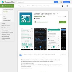 Screen Stream over HTTP - App Android su Google Play