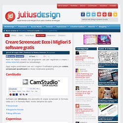 Creare Screencast: Ecco i Migliori 5 software gratis