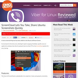 ScreenCloud Lets You Take, Share Ubuntu Screenshots Quickly
