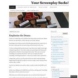 Your Screenplay Sucks!