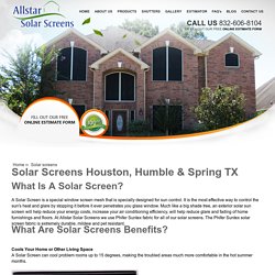 Garage & Window Screens Houston, Humble & Spring TX - allstarsolarscreens.com