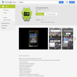 Screenshot It - Android Market