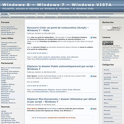 Script Windows 7 - Windows VISTA