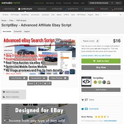 PHP Scripts - ScriptBay - Advanced Affiliate Ebay Script