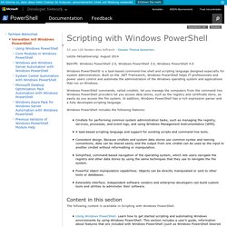 Scripting with Windows PowerShell