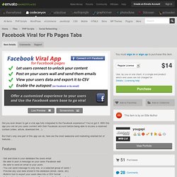 Facebook Viral for Fb Pages Tabs