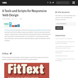 8 Tools and Scripts for Responsive Web Design