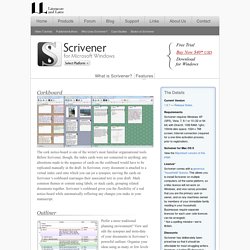 Scrivener Writing Software