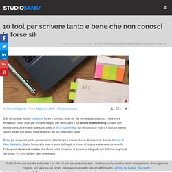 10 tool per scrivere tanto e bene che (forse) non conosci