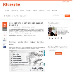 10 jQuery Custom Scrollbar Plugins