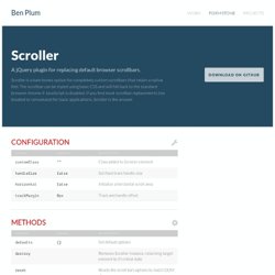 Scroller  /  Formstone  /  Ben Plum