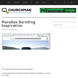 Parallax Scrolling Inspiration