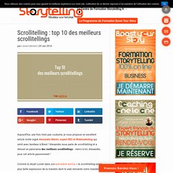 Scrollitelling : les 10 meilleurs scrollitelling