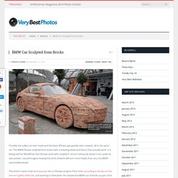 BMW Car Sculpted from Bricks