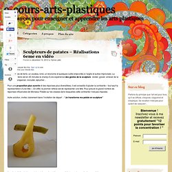 Sculpteurs de patates - Réalisations 6eme en vidéo