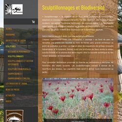 Sculptillonnages et Biodiversité - Site de claude pasquer !