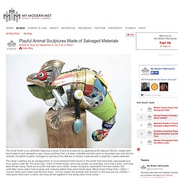 Playful Animal Sculptures Made of Salvaged Materials