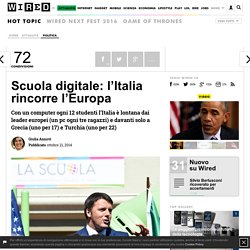 Scuola digitale: l'Italia rincorre l'Europa