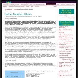 Scythes, Sarmates et Slaves - fravahr.org