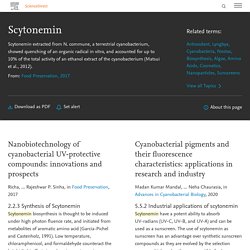 Scytonemin - an overview