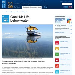 SDG 14: Life below water