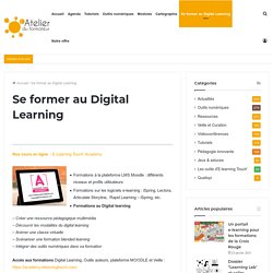 Se former au Digital Learning