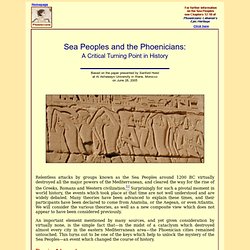 Sea Peoples and the Phoenicians
