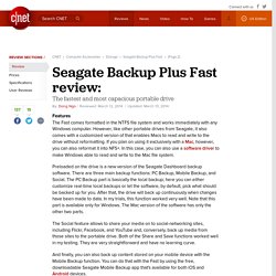 Seagate Backup Plus Fast review - Page 2