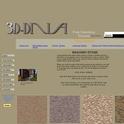 Free seamless brick, masonry and stone textures