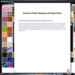 Seamless Pattern Background Designs