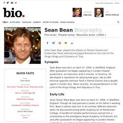 Sean Bean - Film Actor, Theater Actor, Television Actor