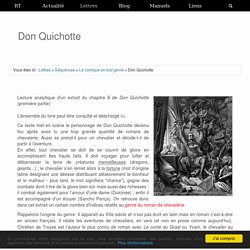 Séance 3 Don Quichotte