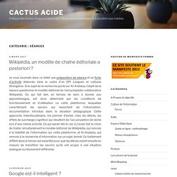 Séances – Cactus Acide