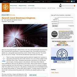 Search (and Destroy) Engines