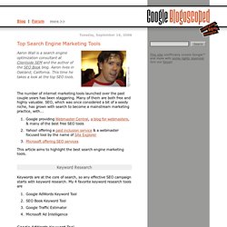 Top Search Engine Marketing Tools