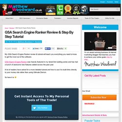 Win A Copy Of GSA Search Engine Ranker - Claim Your Entry Now!